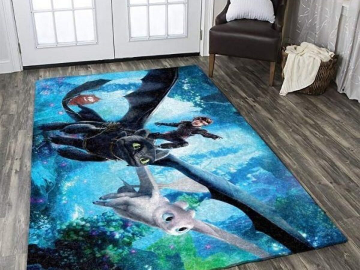How To Train Your Dragon Rug - Peto Rugs