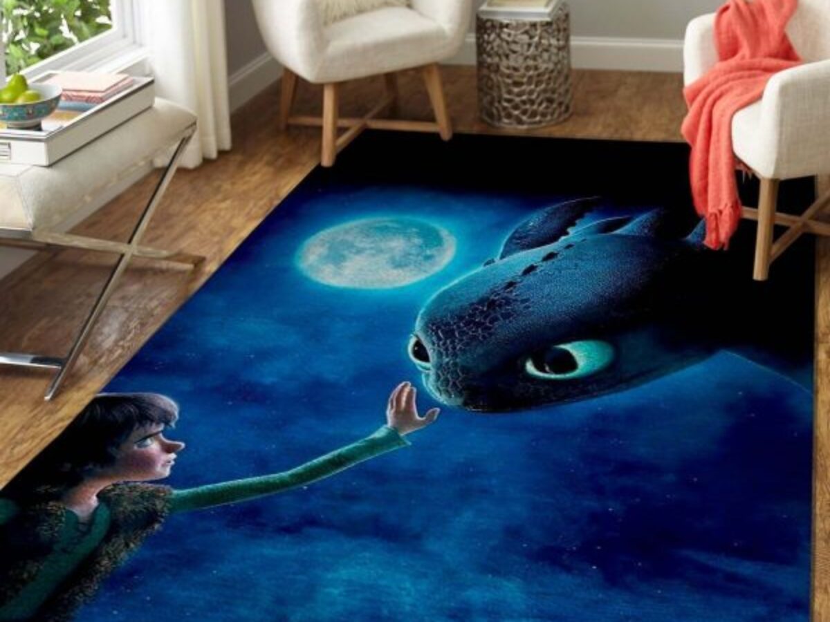 How To Train Your Dragon Rug - Peto Rugs