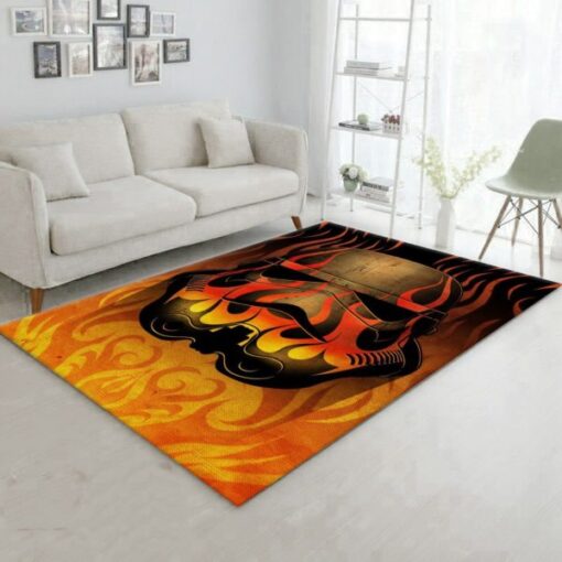 Flames Star Wars Area Rug Carpet - Custom Size And Printing