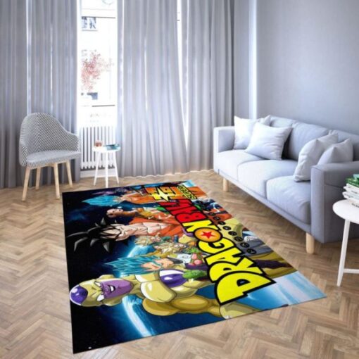 Goku Of Dragon Ball Area Rug Carpet Home Decor - Custom Size And Printing