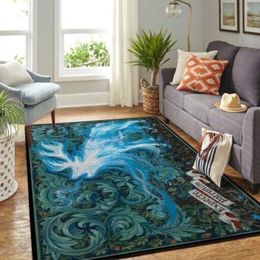 Harry Potter Expecto Patronum Area Rug Home Decor - Custom Size And Printing