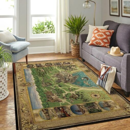 Harry Potter Hogwart Map Rug Home Decor - Custom Size And Printing