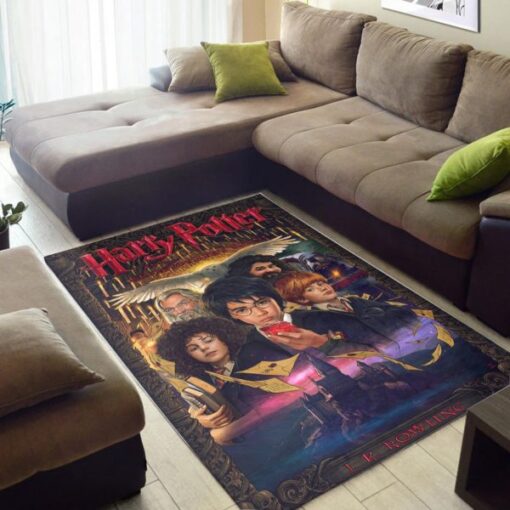 Harry Potter Sorcerers Stone Area Rug Home Decor - Custom Size And Printing