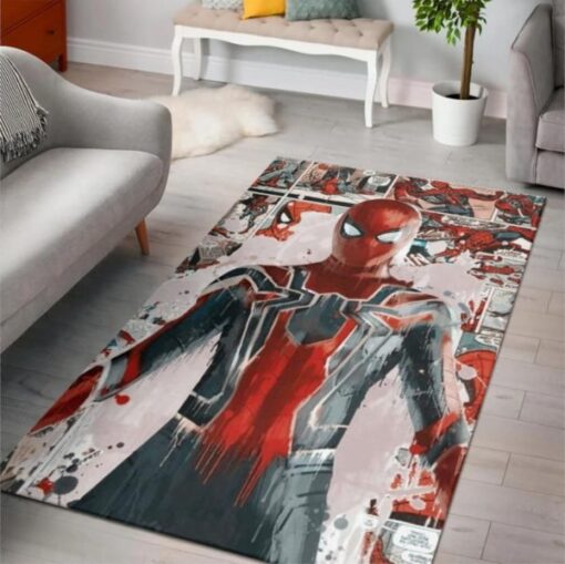 Marvel Spider Man Area Rug Carpet - Custom Size And Printing