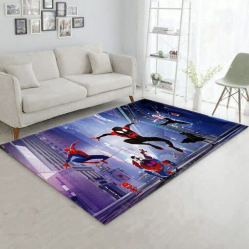 Miles Morales Spiderman Rug Home Decor - Custom Size And Printing
