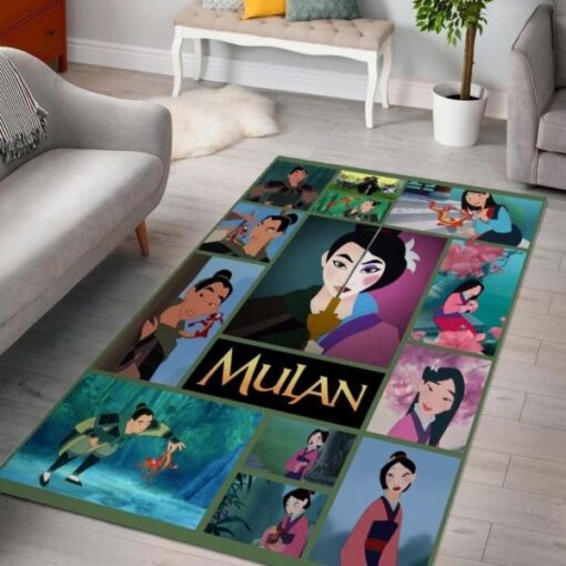 Mulan Disney Area Rug Carpet - Custom Size And Printing