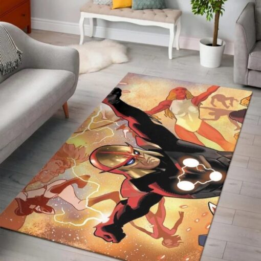 Nova Corps Marvel Superhero Area Rug Carpet - Custom Size And Printing