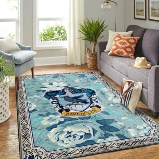 Slythern Hogwarts Harry Potter Rug Carpet - Custom Size And Printing