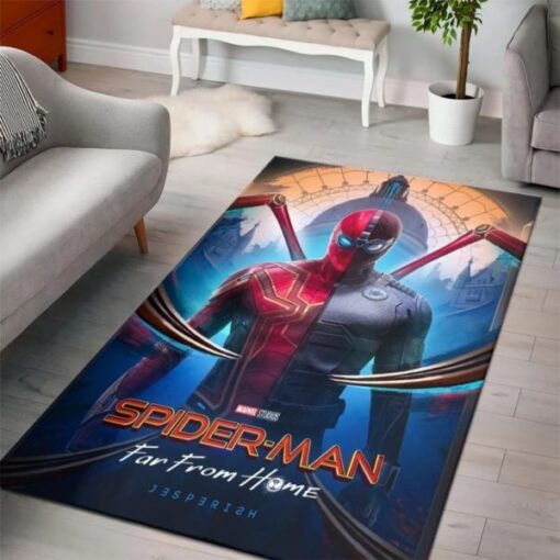 Spider Man Far From Home Marvel Area Rug Carpet - Custom Size And Printing