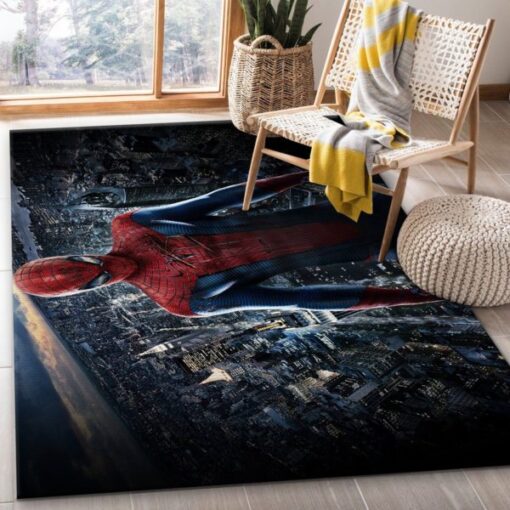 Spiderman Bedroom Rug Home Decor - Custom Size And Printing