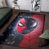 Spiderman x Venom Spiderweb Background Rug Home Decor – Custom Size And Printing