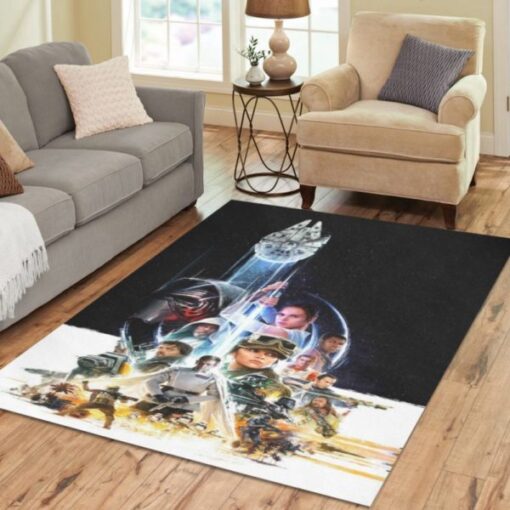 Star Wars Area Rug Carpet For Bedroom - Custom Size And Printing