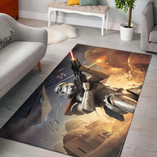 Star Wars Area Rug Carpet Home Decor - Custom Size And Printing