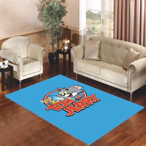 Tom & Jerry Area Rug For Bedroom Home Decor Floor Cartoon Decor - Custom Size And Printing