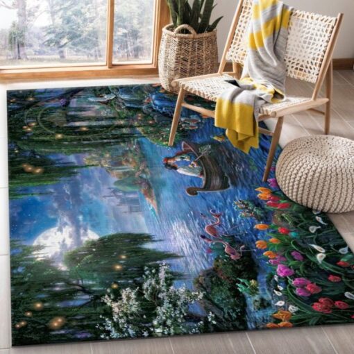 The Little Mermaid Disney Area Rug Carpet For Living Room - Custom Size And Printing