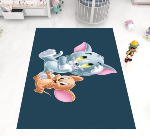 Tom And Jerry Baby Rug Home Decor - Custom Size And Printing