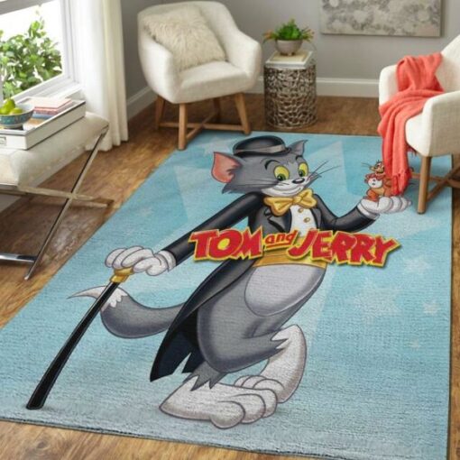 Tom And Jerry Cartoon Series Tv Movies Rug Home Decor - Custom Size And Printing