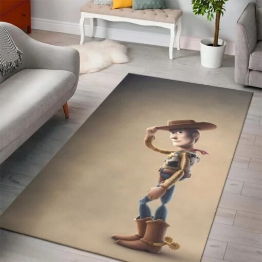Toy Story Woody Disney Movies Area Rug - Rug - Living Room Carpet - Custom Size And Printing