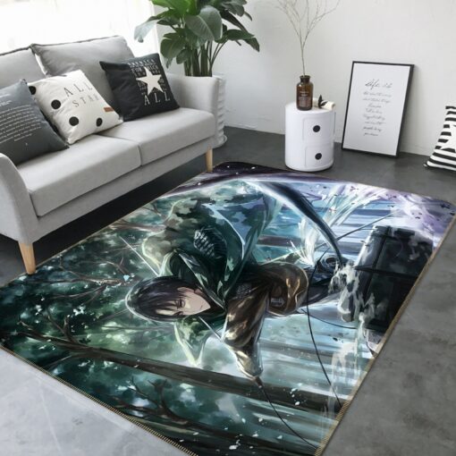 Attack On Titan Rug - 3D Attack On Titan 1621 Anime Non Slip Rug - Custom Size And Printing