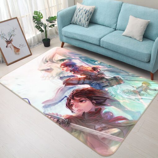 Attack On Titan Rug - 3D Attack On Titan 1610 Anime Non Slip Rug - Custom Size And Printing