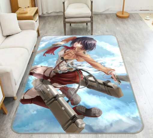Attack On Titan Rug - 3D Attack On Titan 1699 Anime Non Slip Rug - Custom Size And Printing