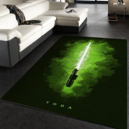 Yoda Star Wars Area Rug Carpet - Custom Size And Printing