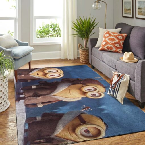 Despicable Me: Minion Living Room Area Rug - Custom Size And Printing