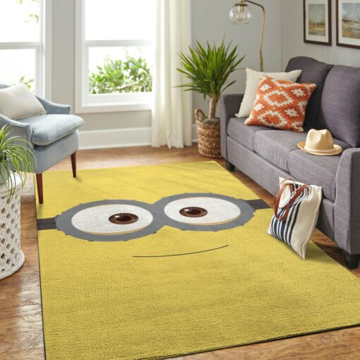 Despicable Me: Minion Living Room Area Rug - Custom Size And Printing