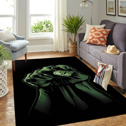 Hulk Living Room Area Rug - Custom Size And Printing
