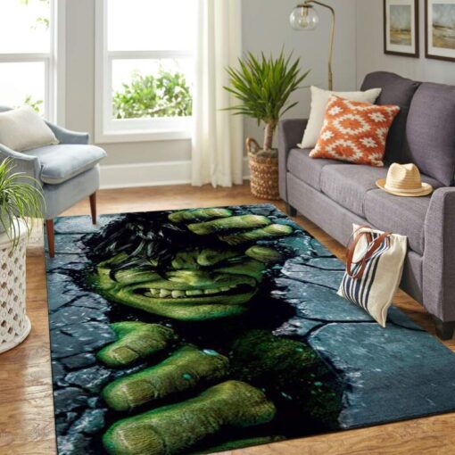 Hulk Living Room Area Rug - Custom Size And Printing