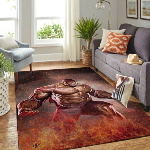 Hulk Living Room Area Rug - Custom Size And Printing