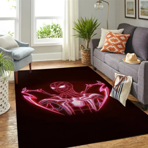 Spider Man Living Room Area No5604 Rug - Custom Size And Printing