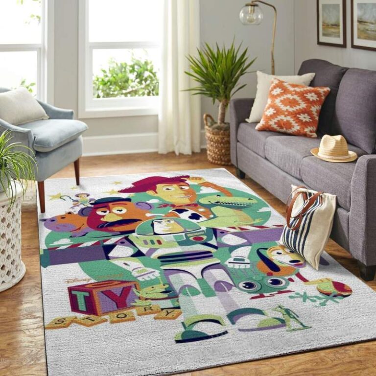 Toy Story- Disney Movie Living Room Area Rug – Custom Size And Printing