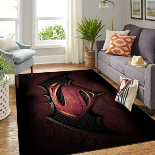 Batman Vs Superman Carpet Floor Area Rug - Custom Size And Printing