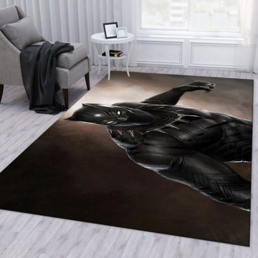 Black Panther Marvel Rug - Custom Size And Printing