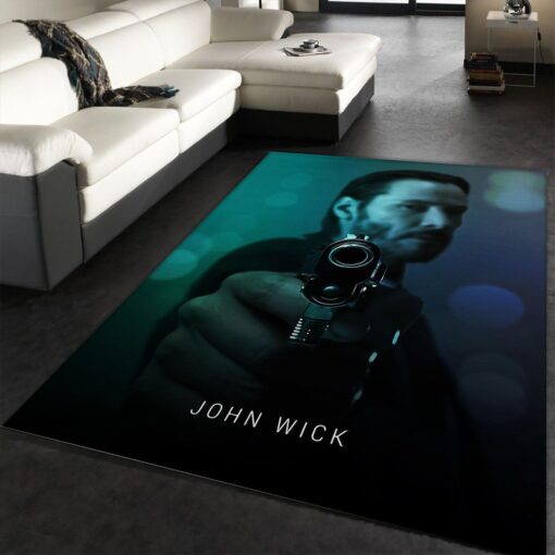 John Wick Rug Movie Rug Us Gift Decor Area Rug For Living Room Bedroom Rug Home Decor - Custom Size And Prin