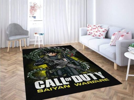 Call Of Duty Saiyan Dragon Ball - Carpet Rug - Custom Size And Printing