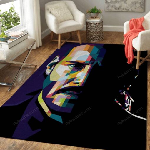 John Wick - Pop Art Movie Tv Series Area Rug Carpet - Custom Size And Prin