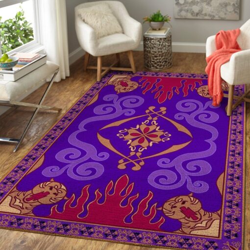 Disney Aladdin?S Magic Carpet Area Rug - Custom Size And Prin