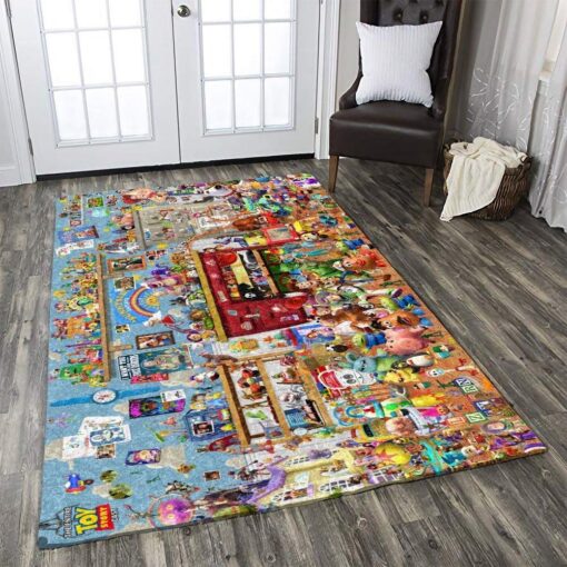 Disney Movie Disney Toy Story Area Rug - Custom Size And Printing