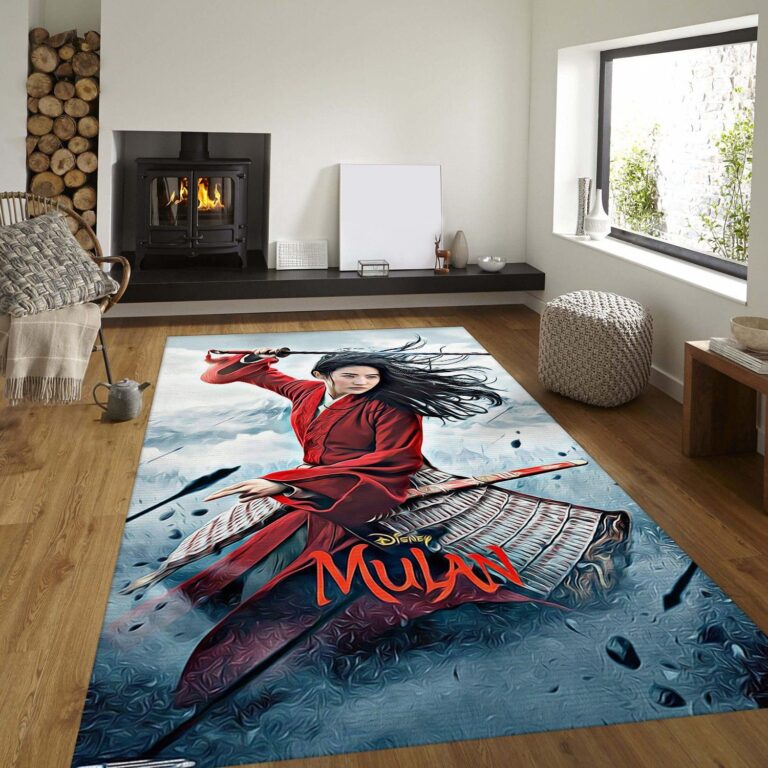 Disney Mulan Bedroom Rug – Custom Size And Printing