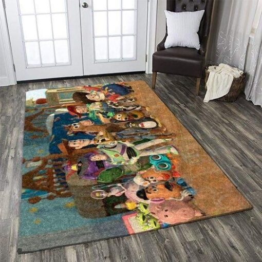 Disney Toy Story Area Rug - Custom Size And Printing