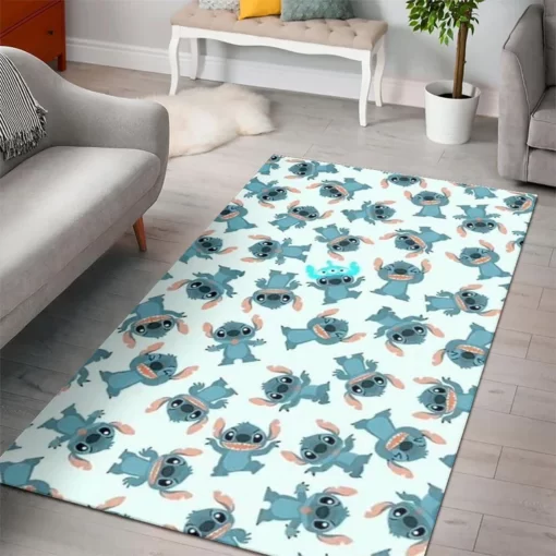 Dn Movies Rectangle Rug - Stitch Dn Living Room - Custom Size And Printing