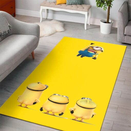 Minions Despicable Minions Cartoon Movies Area Rug - Living Room Carpet Floor Decor The Us Decor? Custom Size And Printing