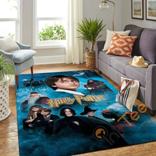 Harry Potter And The Philosopher?S Stone Carpet Living Room Floor Decor Gift For Fan Pottercolection Rug - Custom Size And Printing