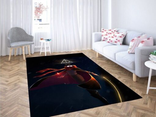 Harry Potter Cartoon Living Room Modern Carpet Rug - Custom Size And Printing