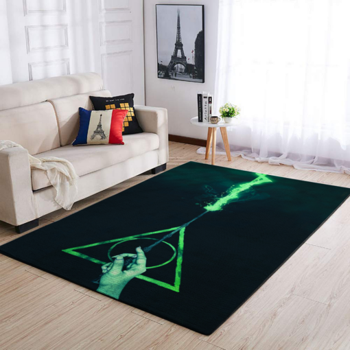 Harry Potter Death Hallows Rug - Custom Size And Printing