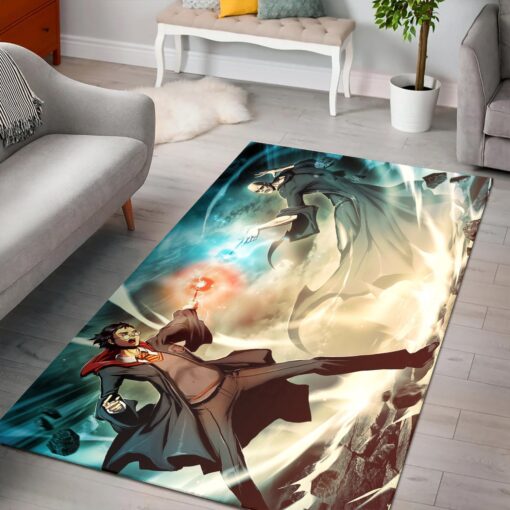 Harry Potter Fight Lord Voldemort Rug - Custom Size And Printing