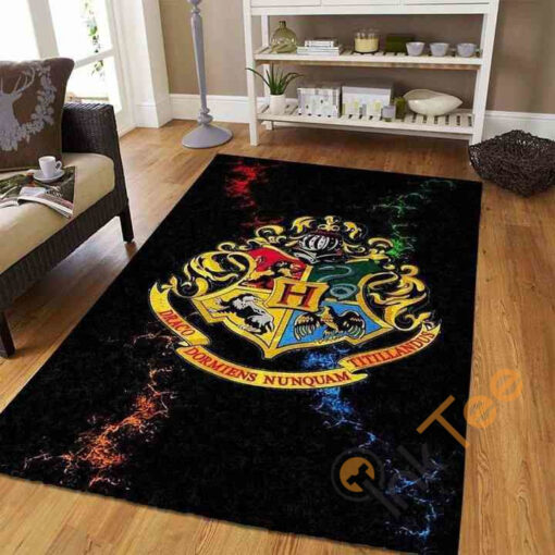 Harry Potter Hogwarts Area Rug - Custom Size And Printing