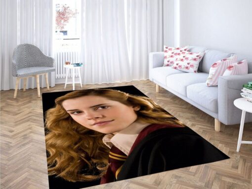 Hermione With Uniform Harry Potter Living Room Modern Carpet Rug - Custom Size And Printing